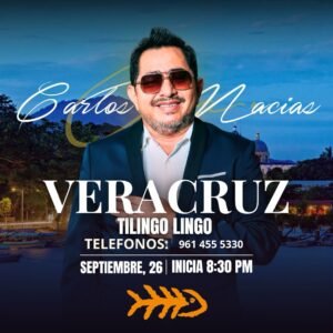 Boleto – Carlos Macías en Veracruz, Ver.