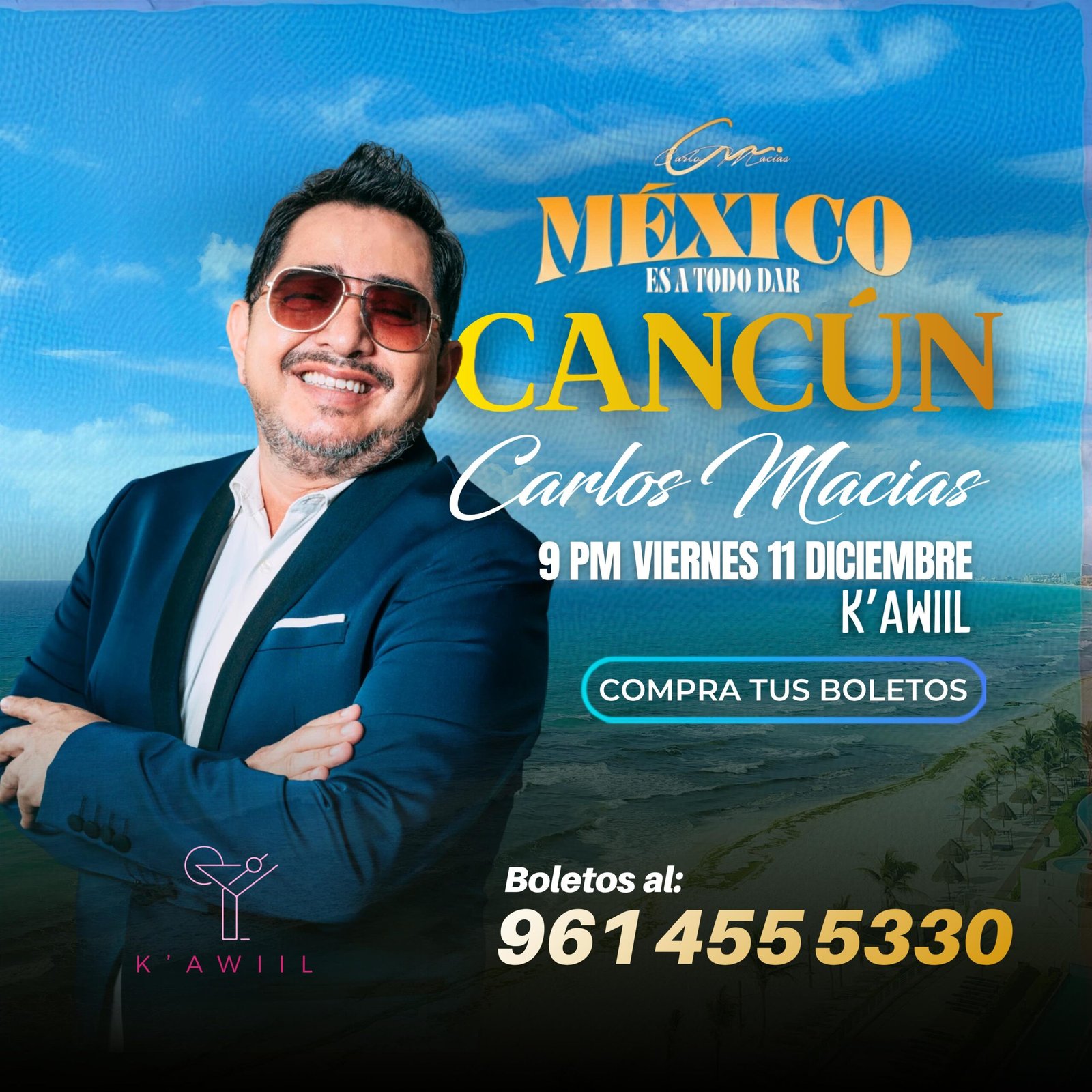 Carlos Macias en Cancún