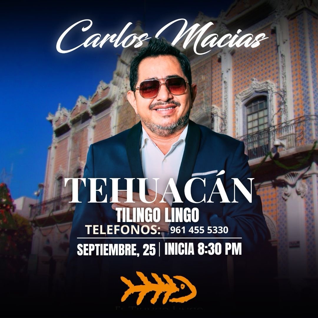 Carlos Macias en Tehuacan