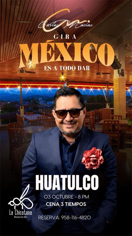 Carlos Macias en Huatulco