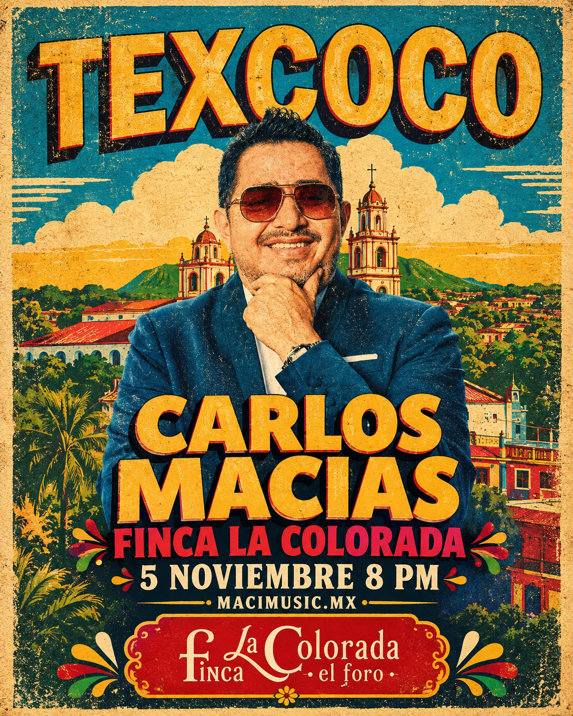 Carlos Macias en Texcoco